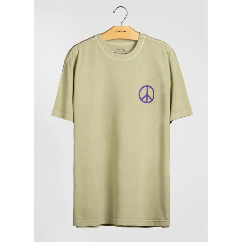 T-shirt stone peace - verde - P