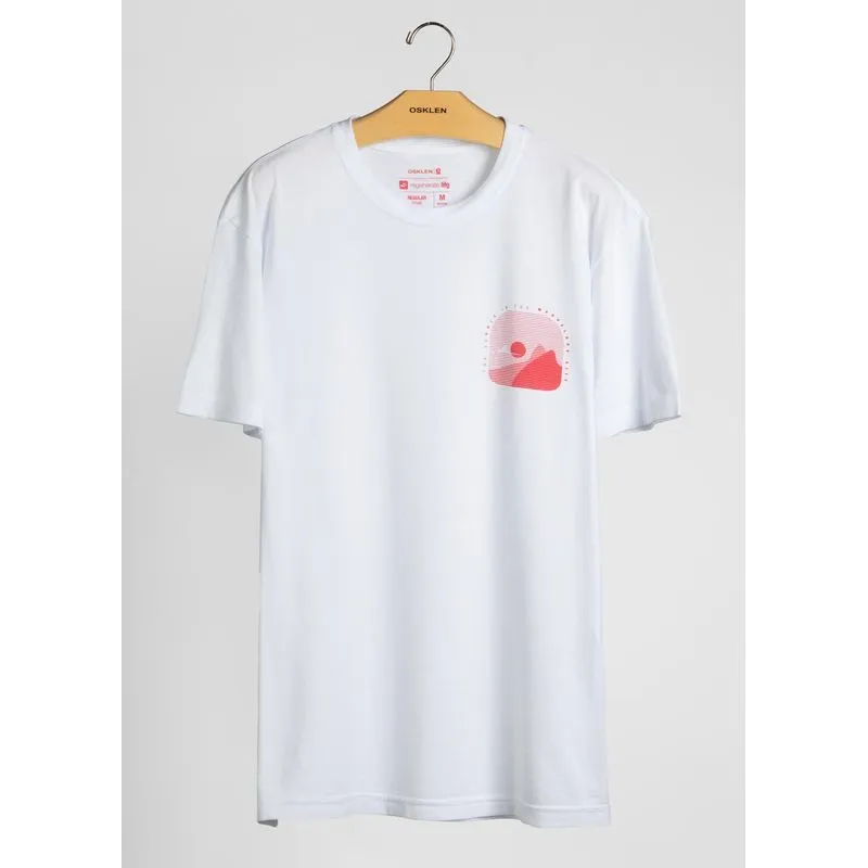 T-shirt stone por do sol - branco - G