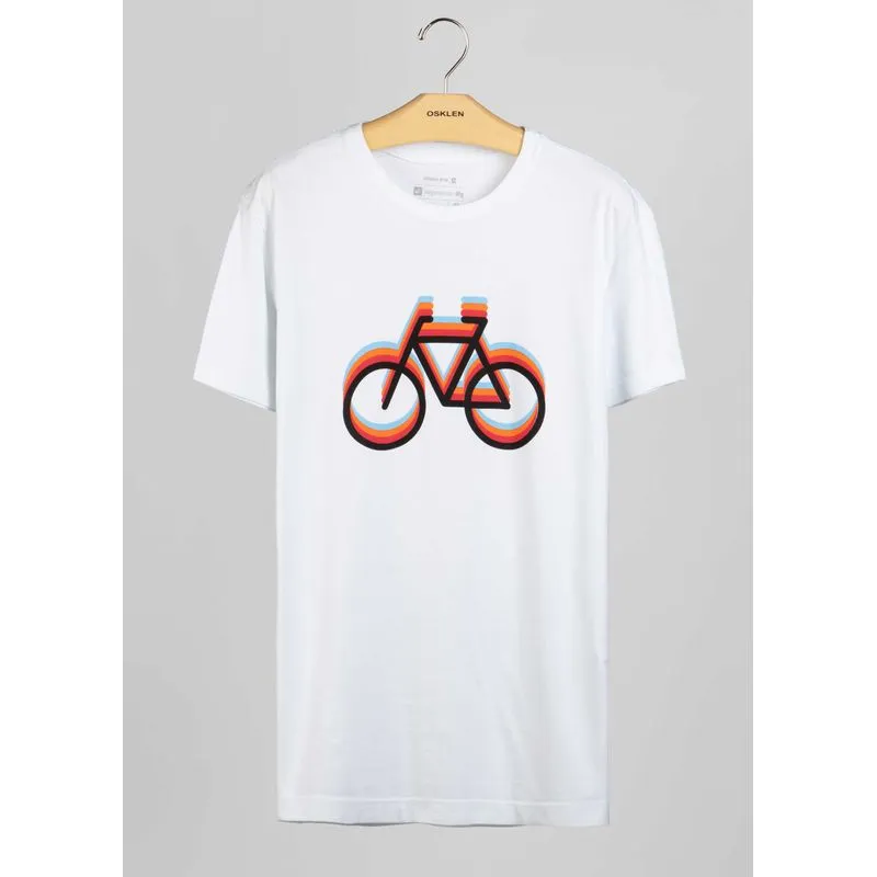 T-shirt stone bikeicone - branco - M