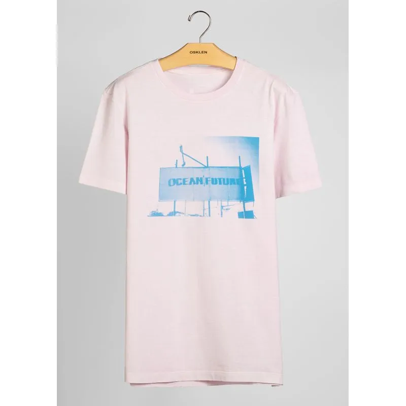 T-shirt stone ocean future - rosa - P