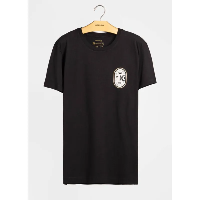 T-shirt vintage brasão elements - preto - PP