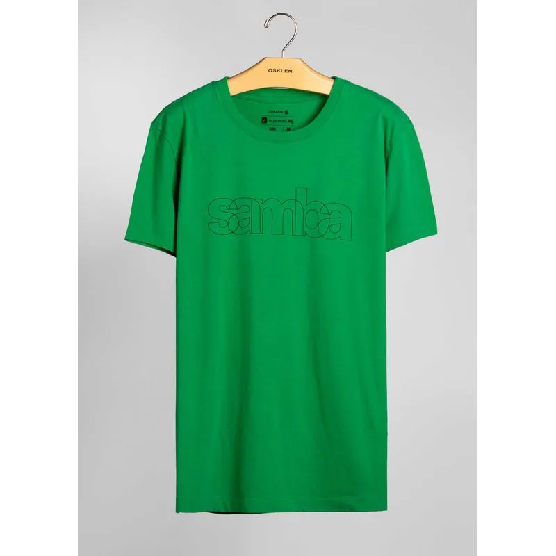 T-shirt vintage samba linha - verde - P