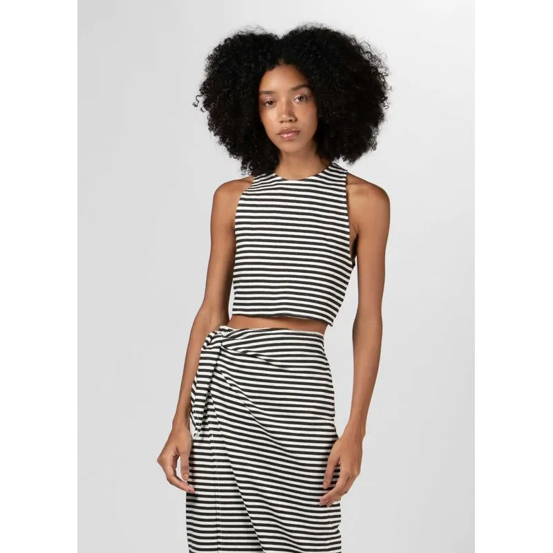 Top stripes pb - preto - P