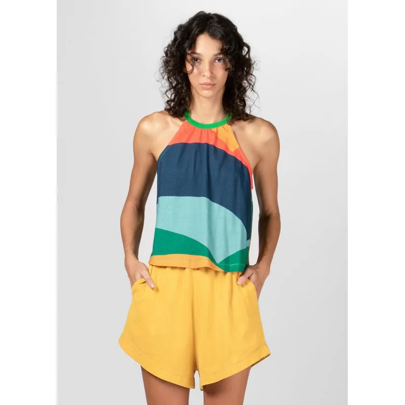 Regata beach stripes Regata fem beach stripes - vermelho - P