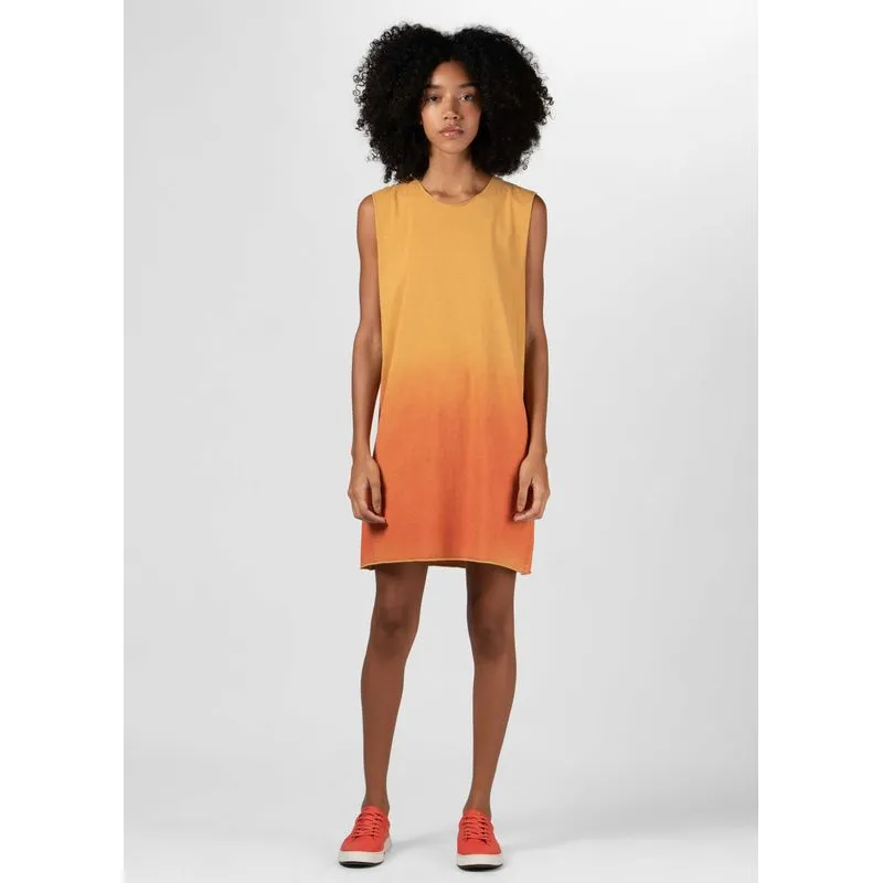 Vestido curto sunrise ecodye - laranja - G