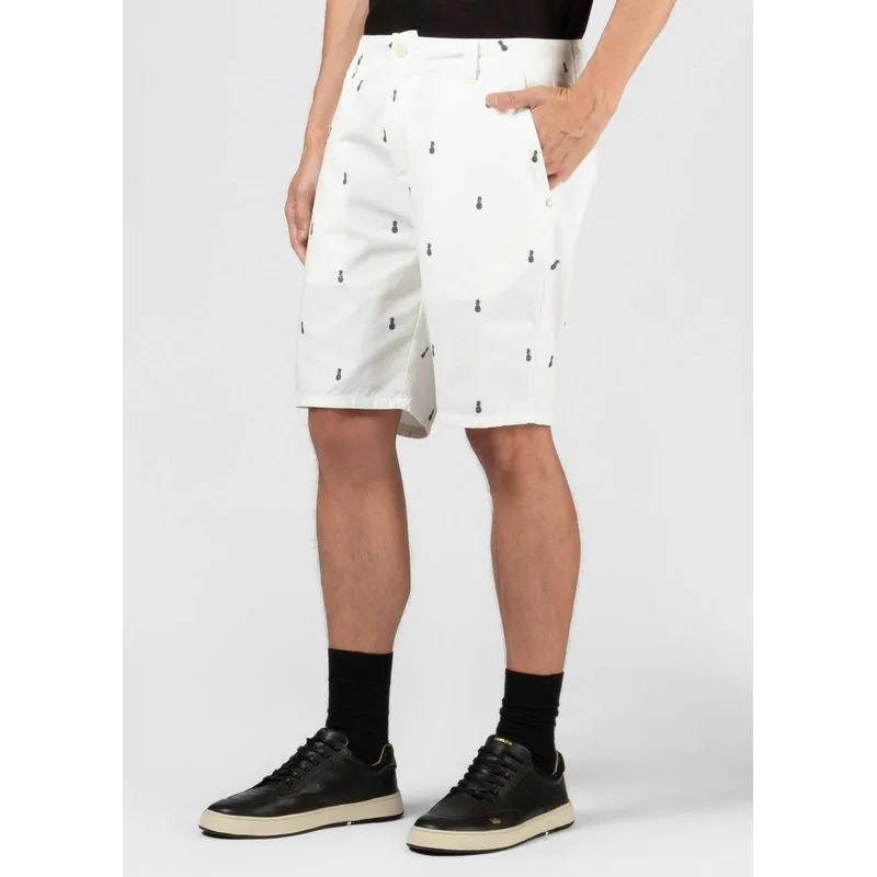 Bermuda alfaiataria abacaxi - off white - 44