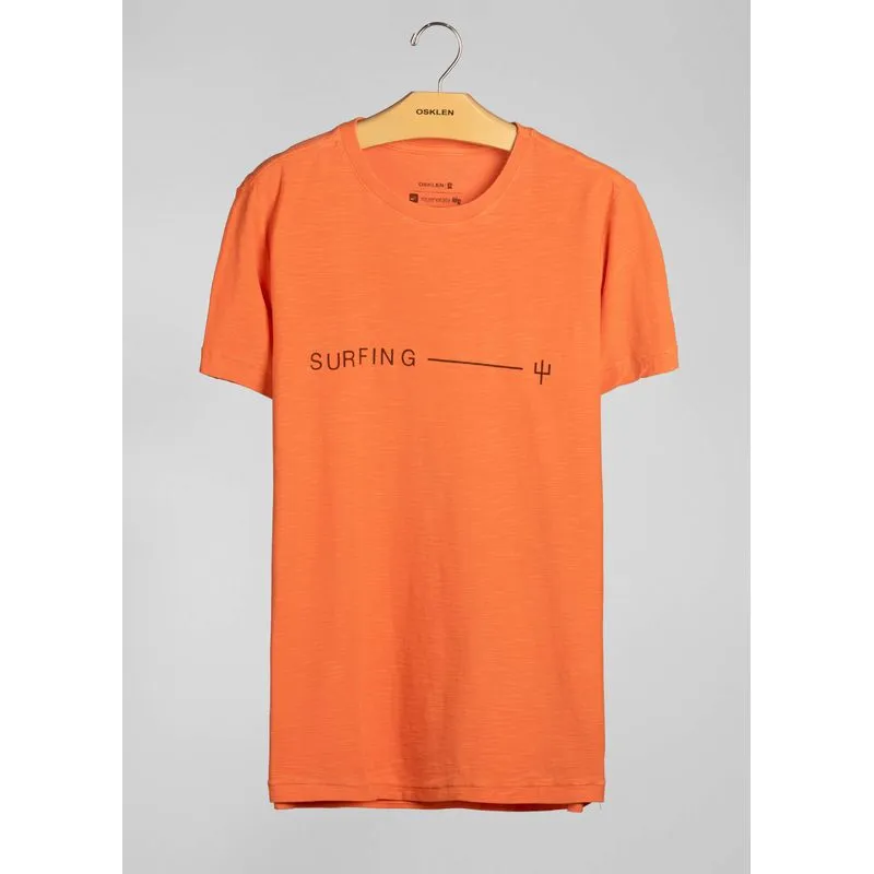 T-shirt rough surfing - laranja - M