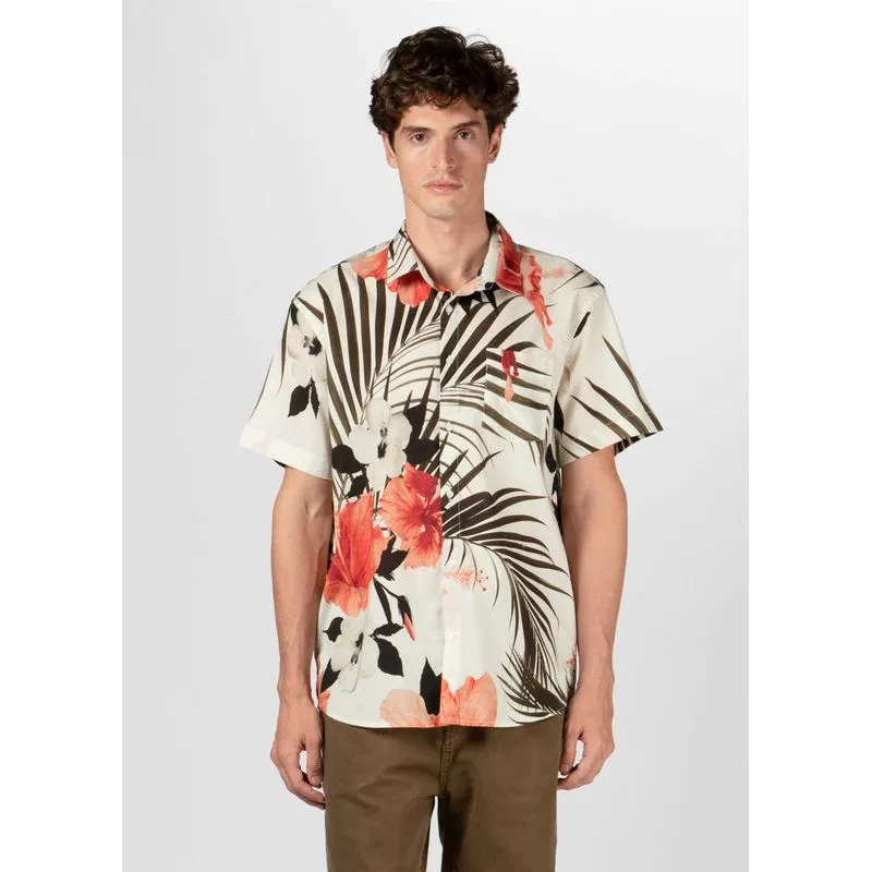 Camisa hibiscus new mc - preto - PP