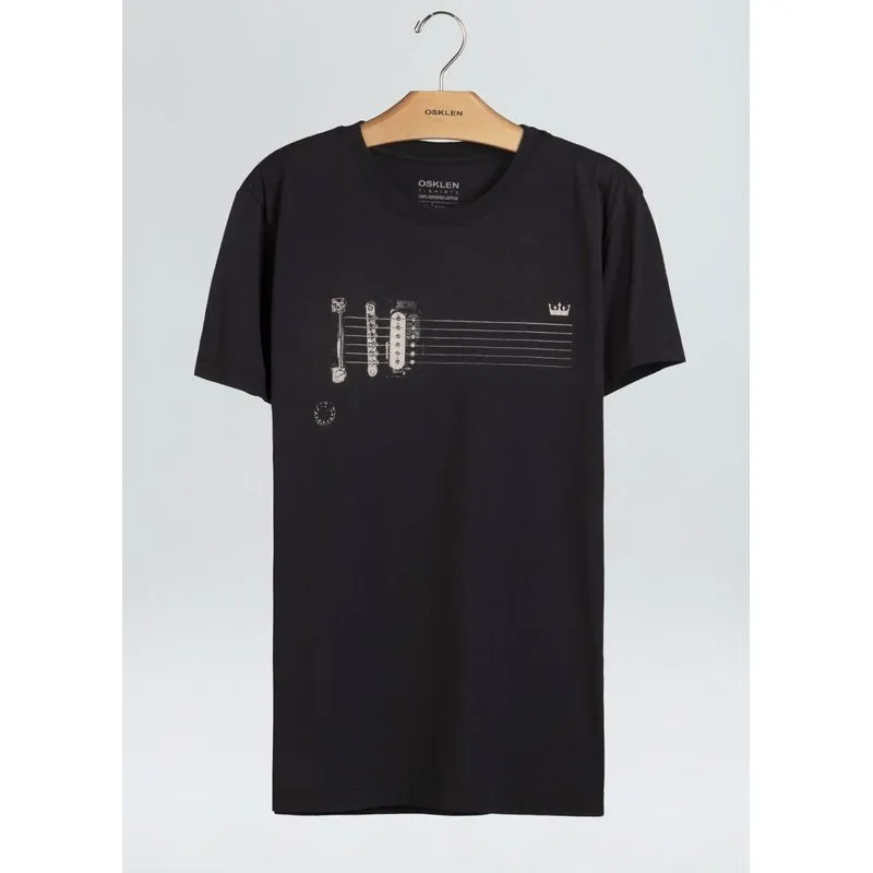 T-shirt vintage strings - preto - G