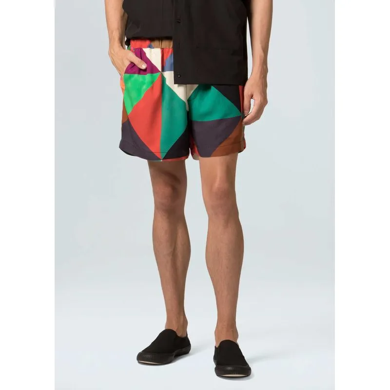 Short triangulos Short pj triangulos - azul - G