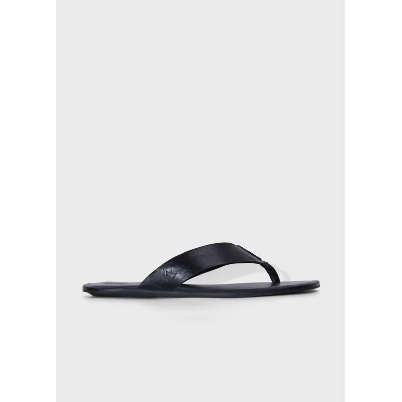 Chinelo flat e-basics masc - preto - 41