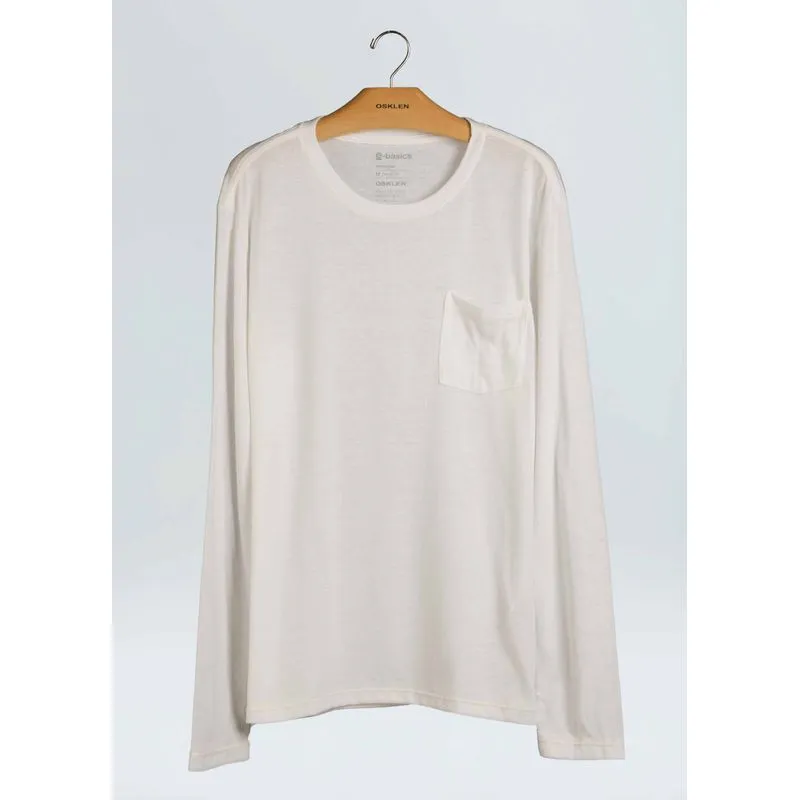 T-shirt rustic pocket e-basics ii T-shirt rustic pocket e-basics ml ii - off white - G