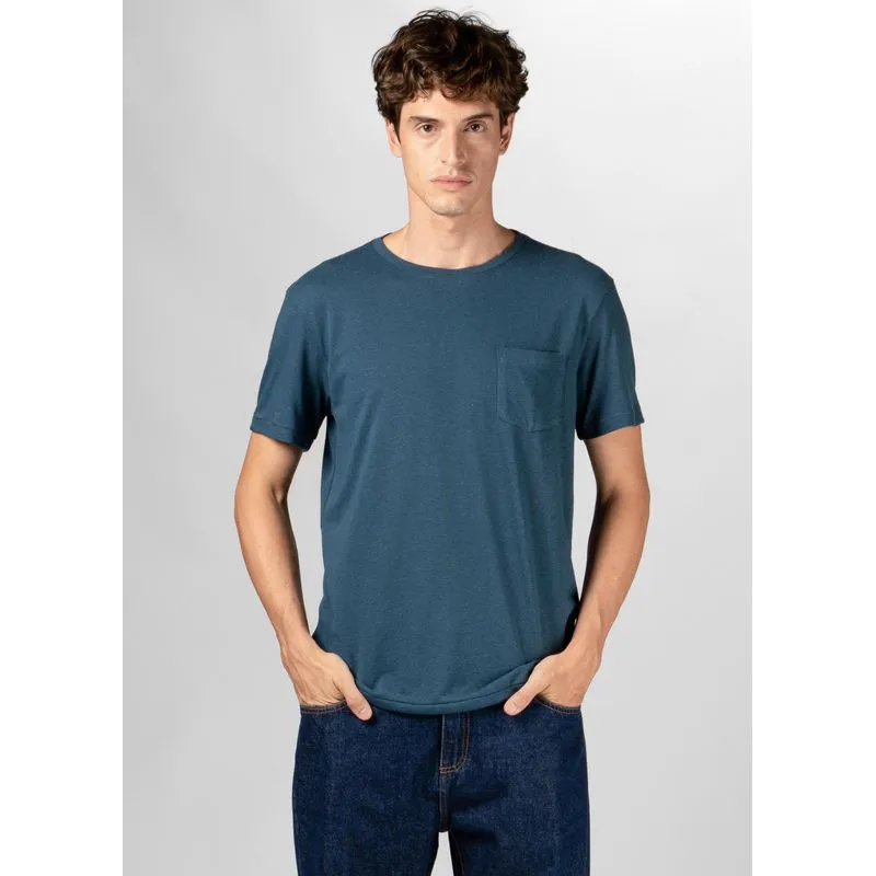 T-shirt rustic pocket e-basics ii T-shirt rustic pocket e-basics mc ii - indigo - PP