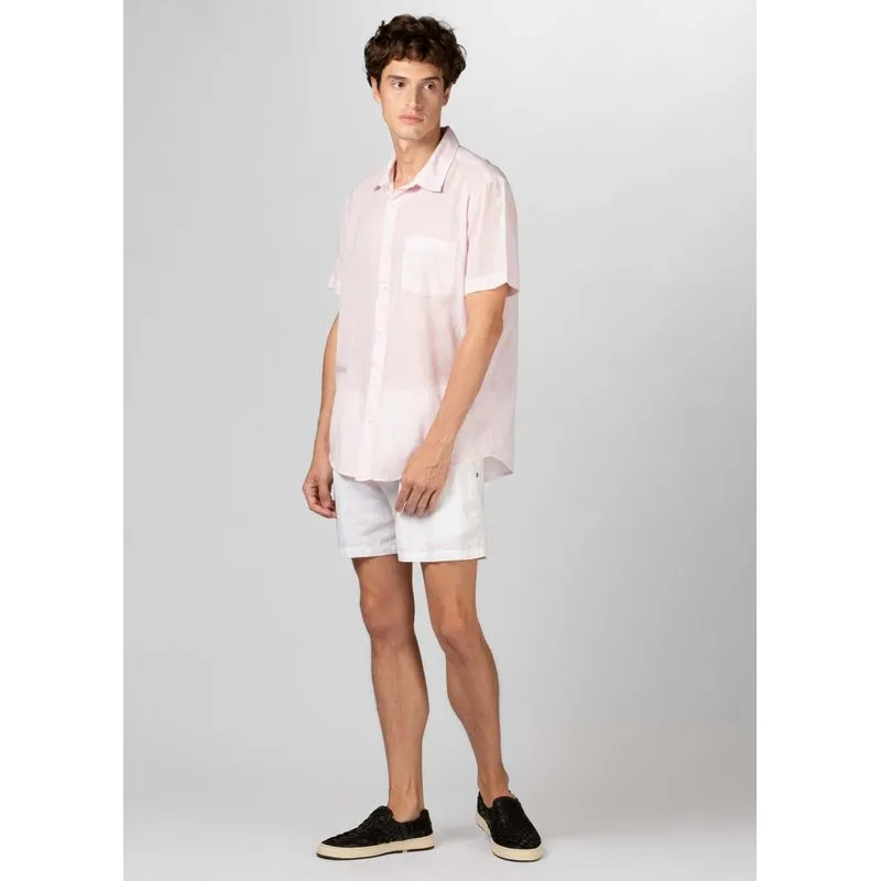 Camisa organic colors mc - rosa - PP