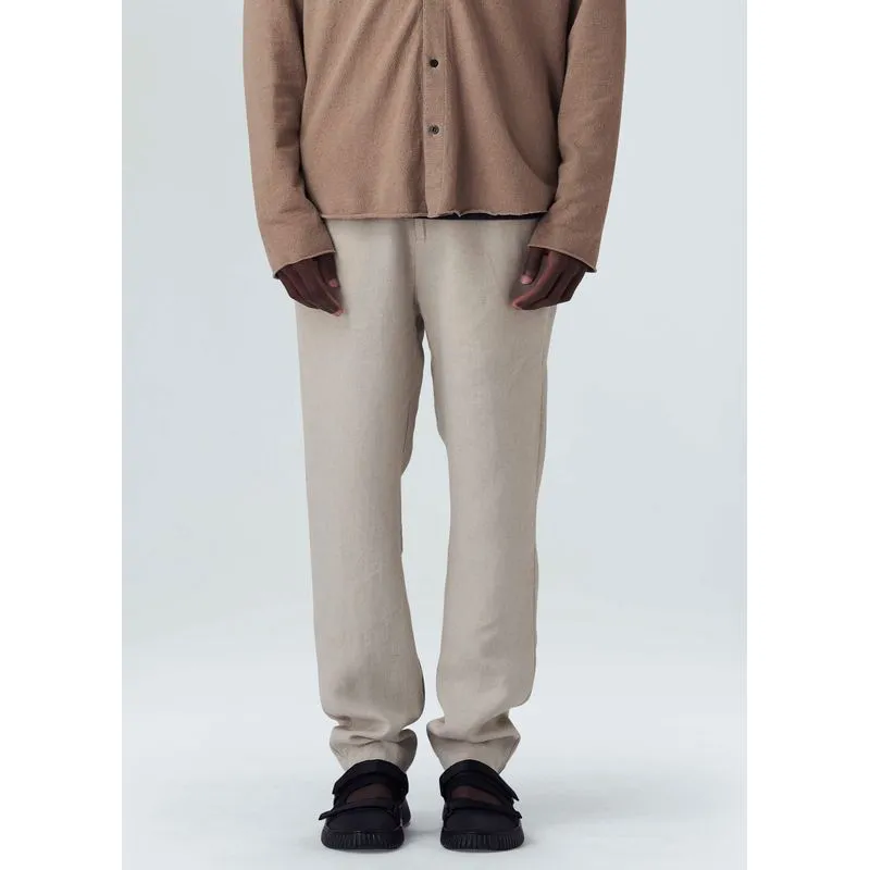 Calça alfaiataria linen classic Calca alfaiataria linen classic - natural - 38