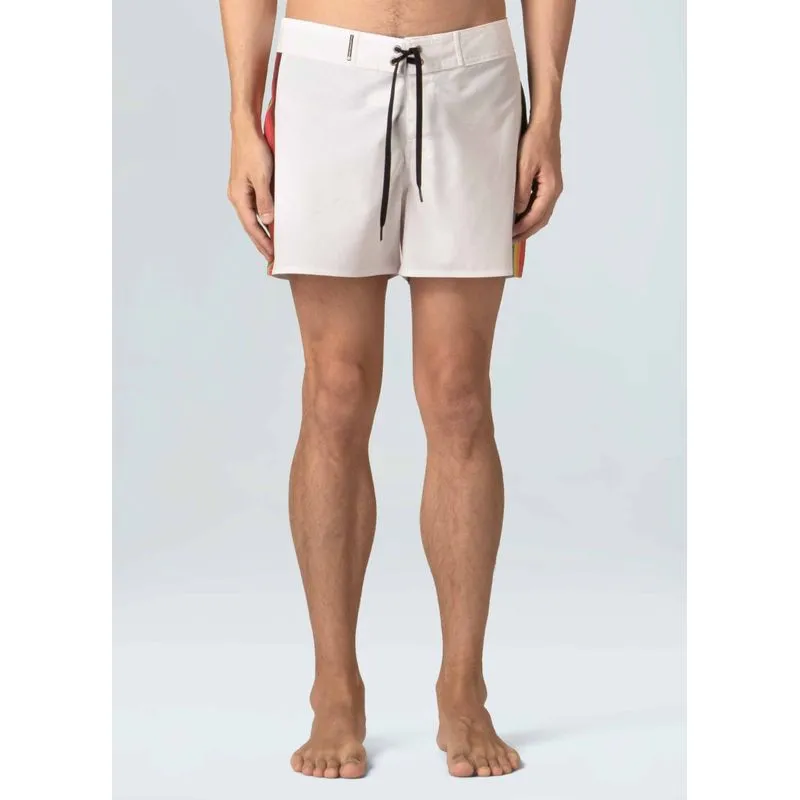 Short surf rainbow stripes - off white - 40