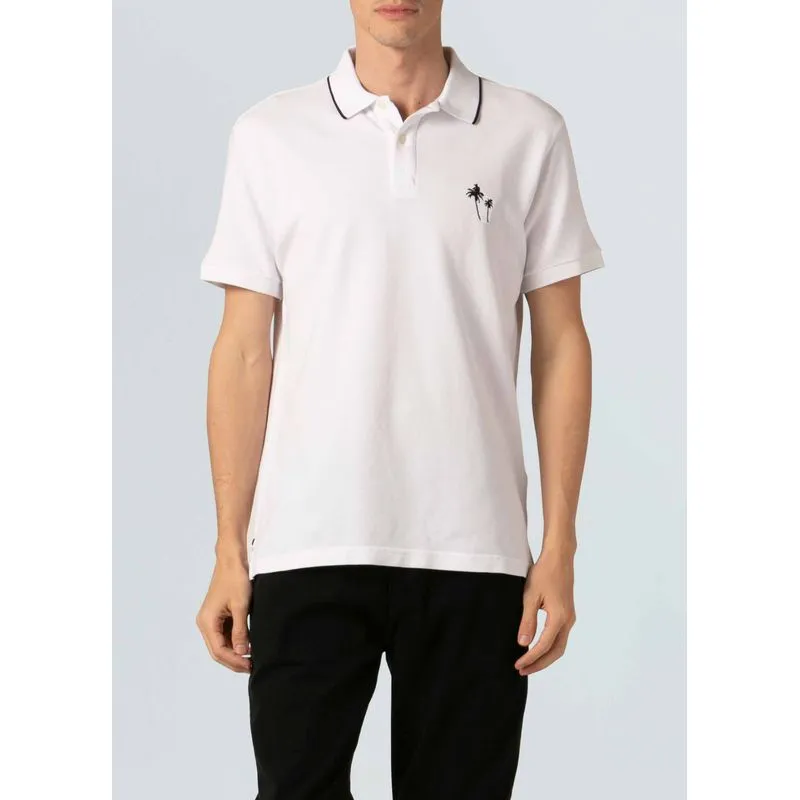 Polo color coqueiro Polo masc color coqueiro - branco - P
