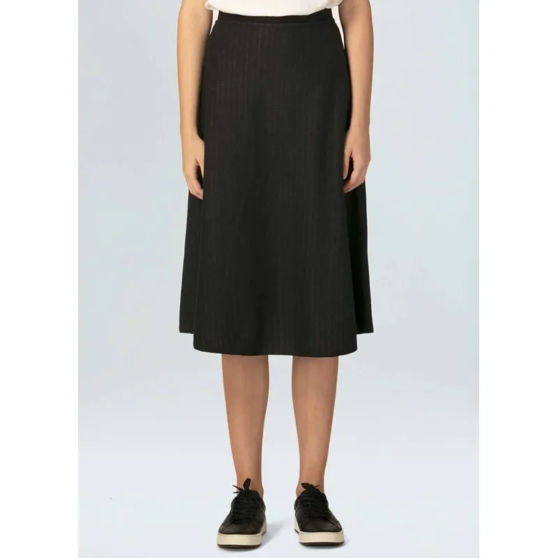 Saia double black & stripe - preto - P