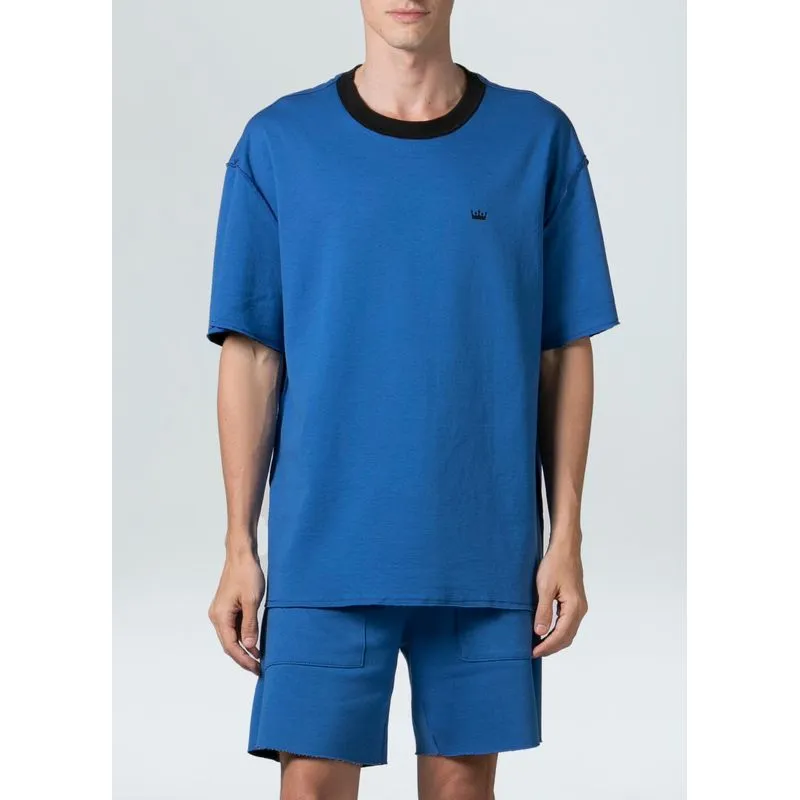 T-shirt double graphics colors - preto - GG
