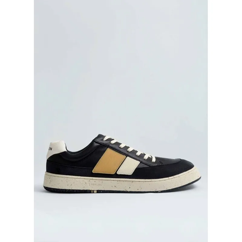Leather ag sneaker m - preto - 42