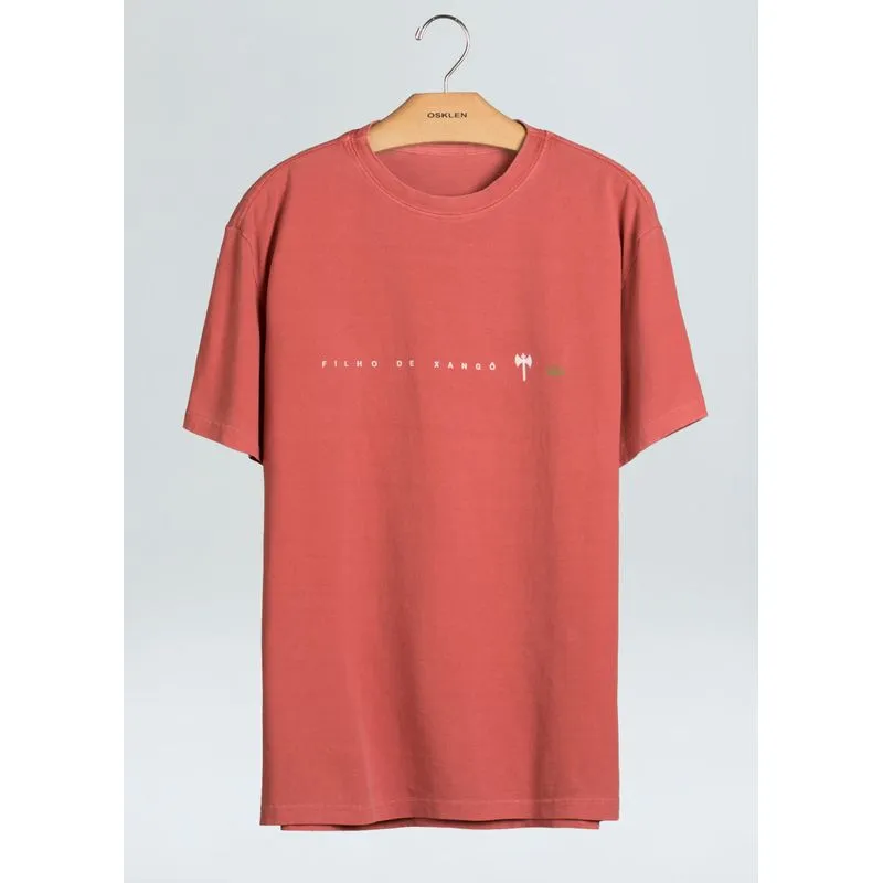 T-shirt double filho de xangô - vermelho - G