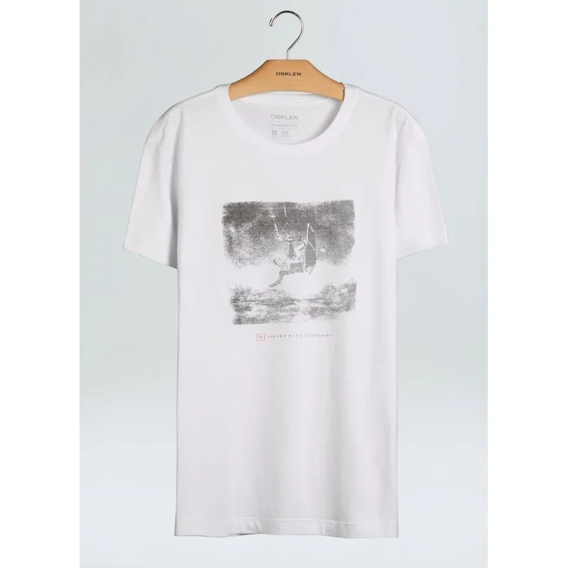 T-shirt stone kite - branco - G
