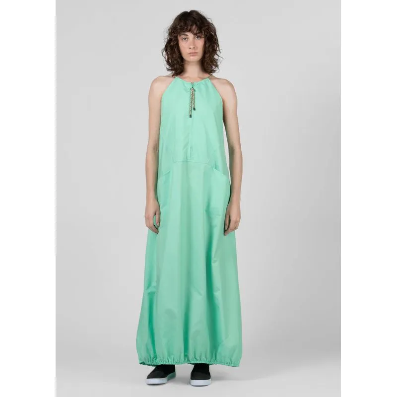 Vestido raglan aquaone - verde - G