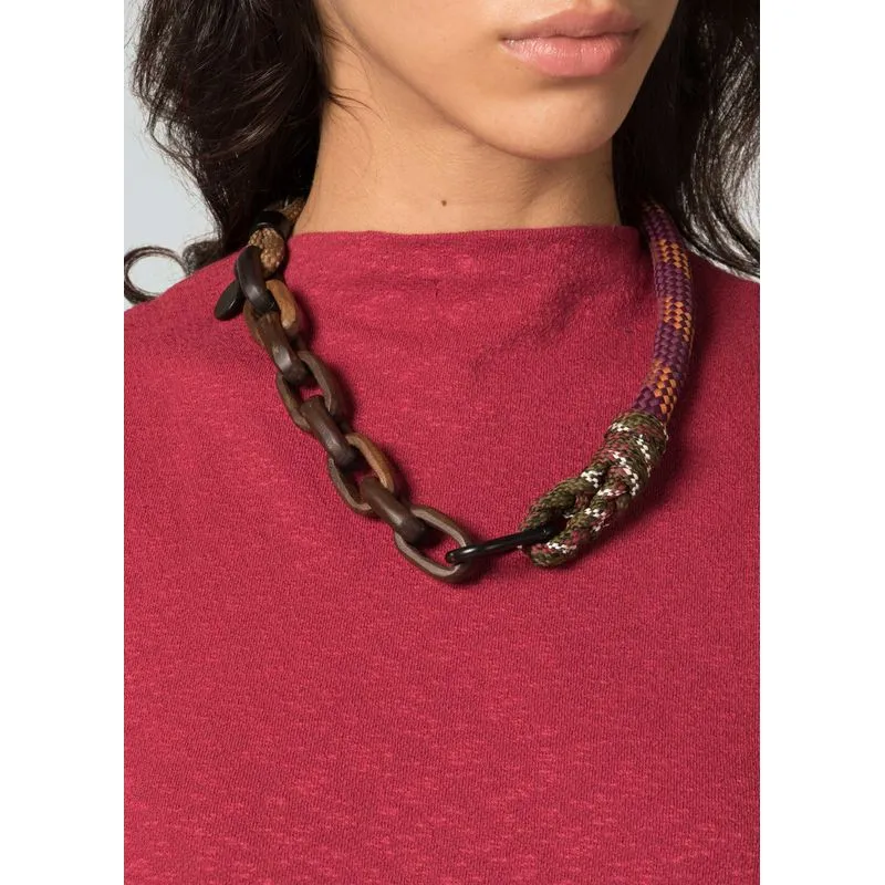 Colar chain tree - roxo - UN