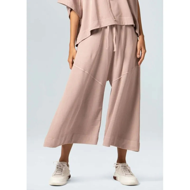 Calça midi boto eco Calca midi boto eco - rosa - P