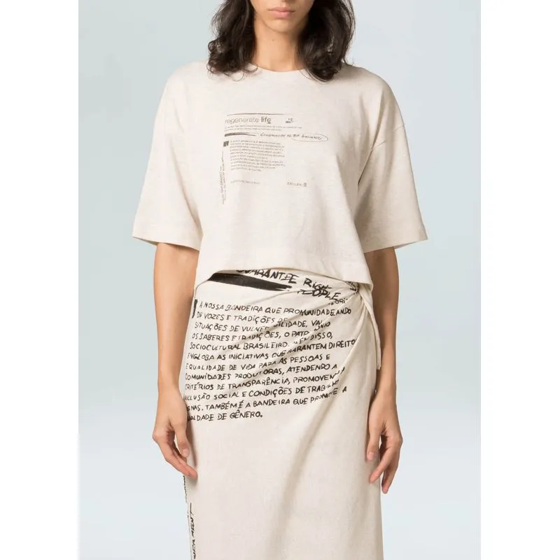 T-shirt regenerate life eco T-shirt fem regenerate life eco - natural - M