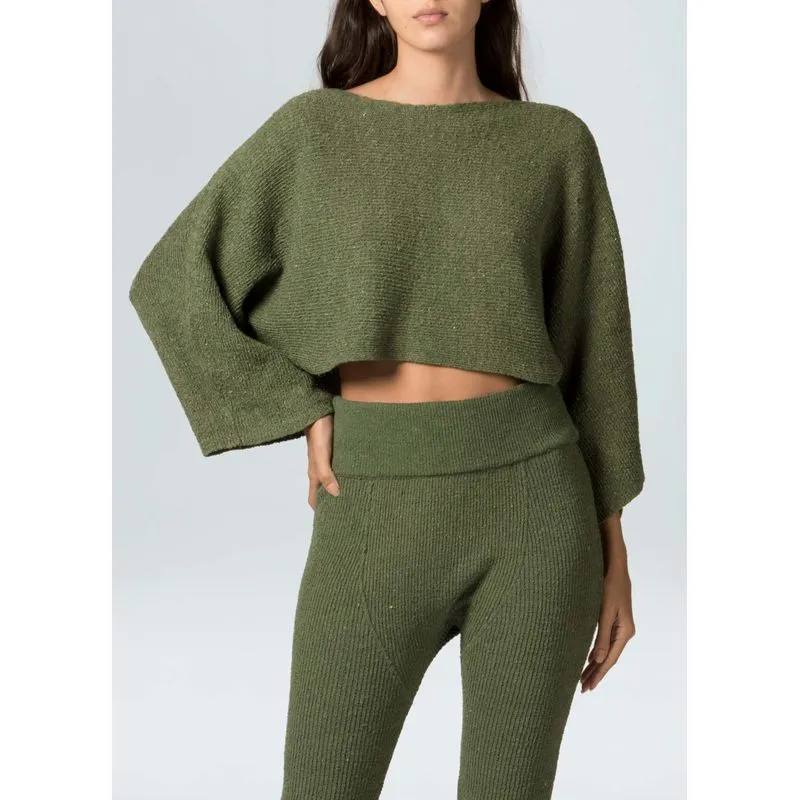 Sobreposicão over knit e colors Sobreposicao over knit ml e colors - verde - UN