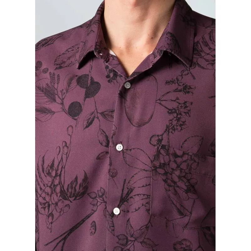 Camisa toile buriti e - marrom - P