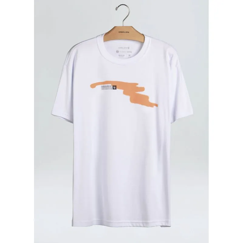 Big shirt orange paint - branco - G