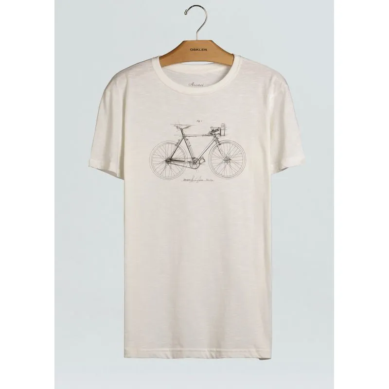 T-shirt organic rough bike project - off white - M