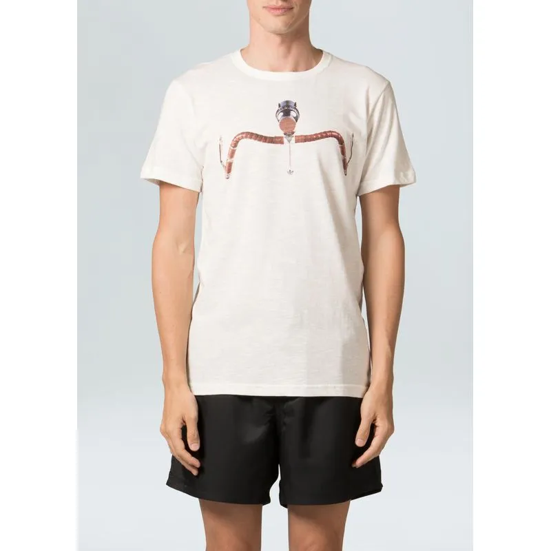 T-shirt organic rough handlebar - off white - M
