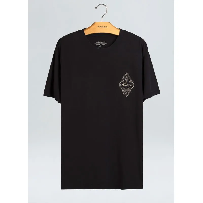 T-shirt regular ascari bike draft - preto - M