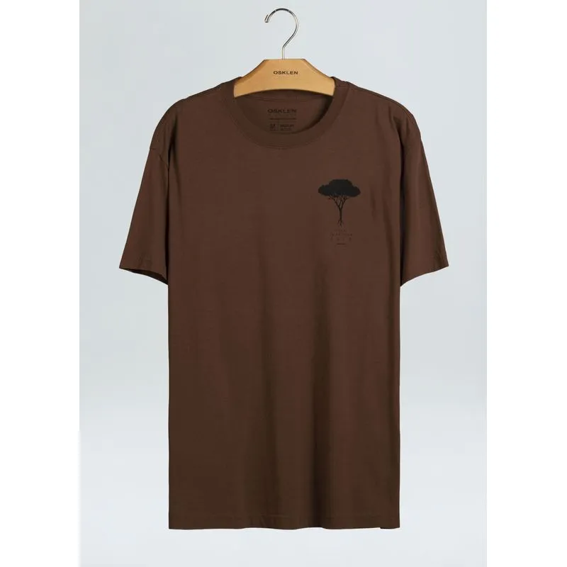 T-shirt vintage gaia tree - marrom - GG