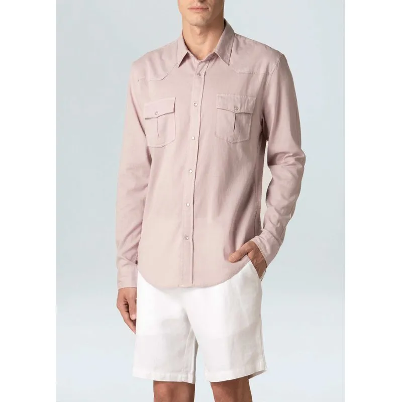 Camisa travel shirt ml - rosa - GG