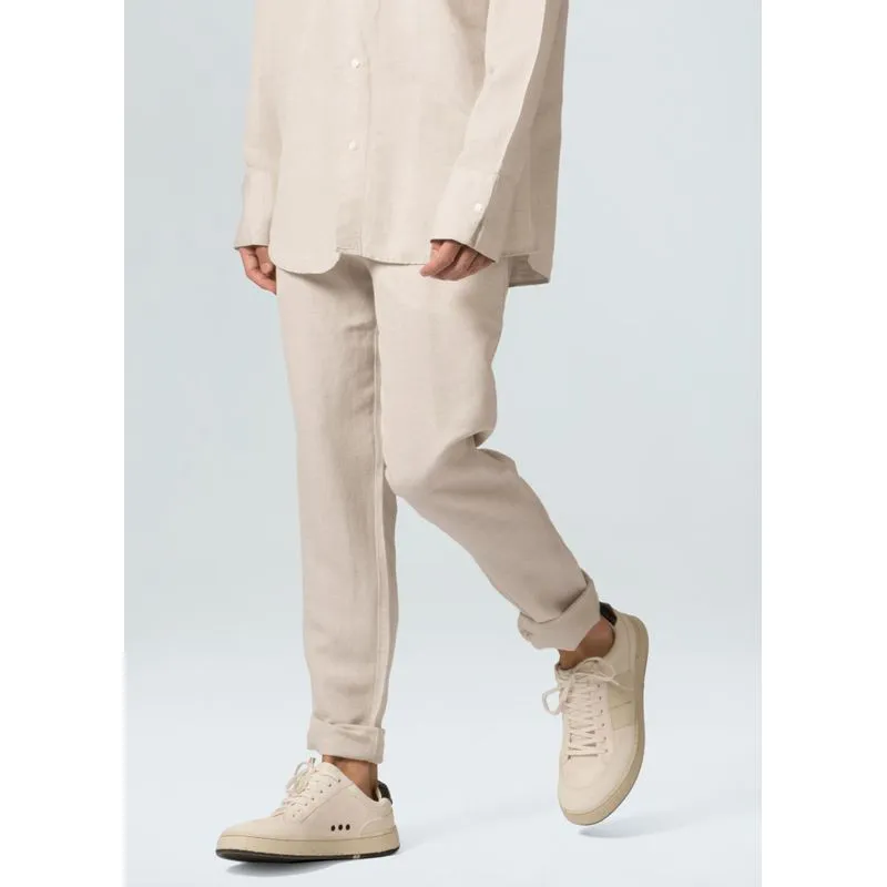 Calça alfaiataria fluid linen Calca alfaiataria fluid linen - natural - 48