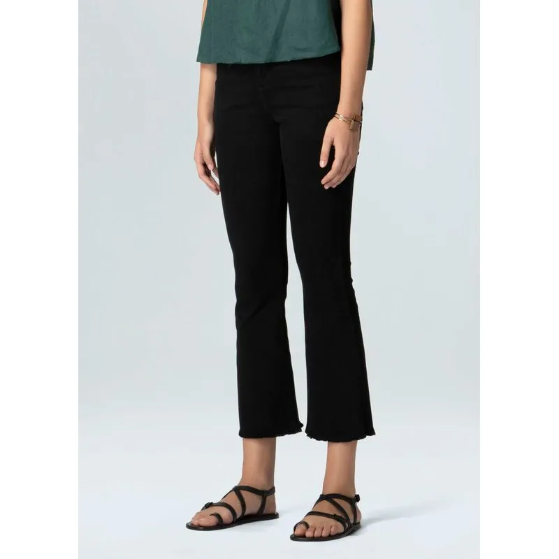 Calça cropped flare Calca cropped flare - preto - 38