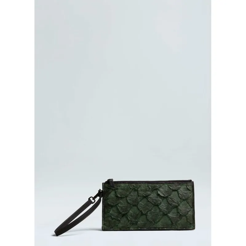 Pirarucu mini pouch - verde forest - UN