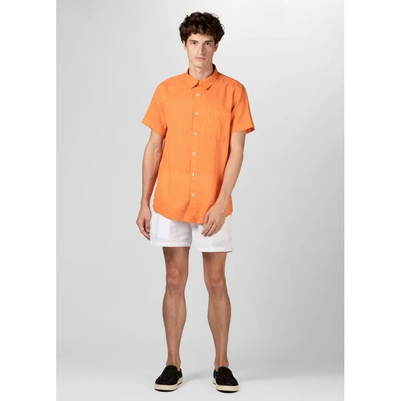 Camisa texture color mc - laranja - M