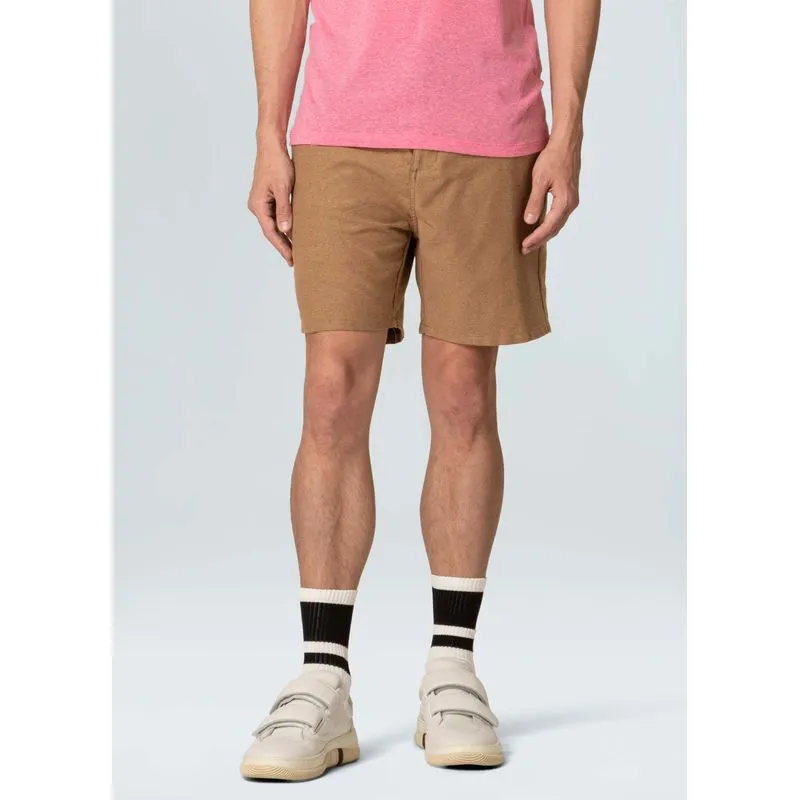 Bermuda 5 pockets rustic e-basics - marrom - 46