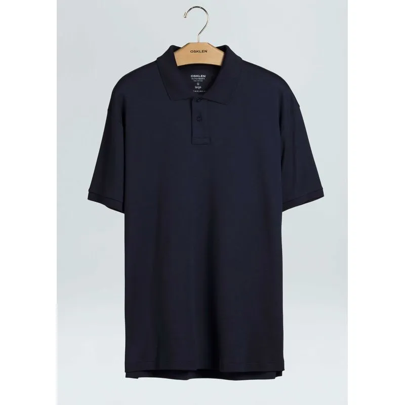 Polo supersoft - azul - M