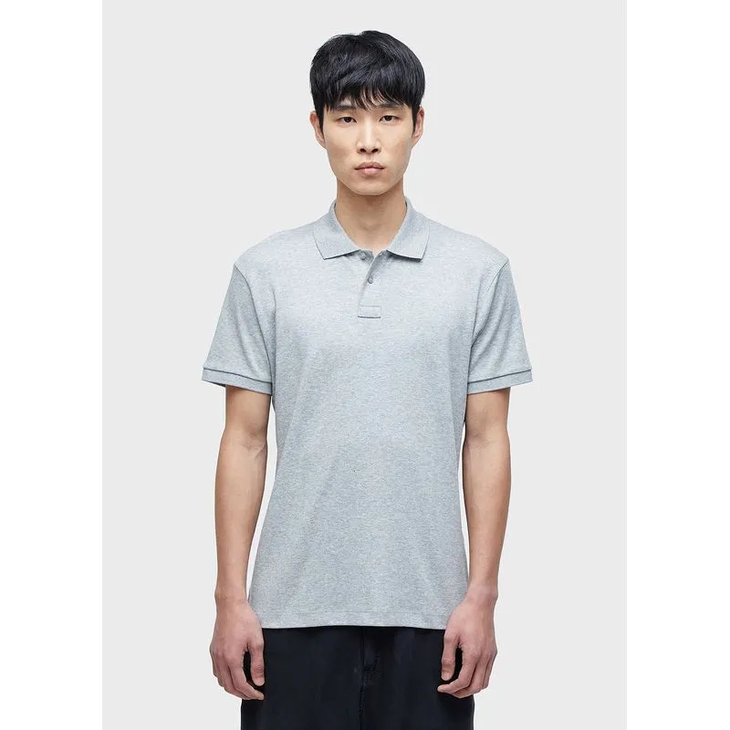 Polo supersoft - cinza - M