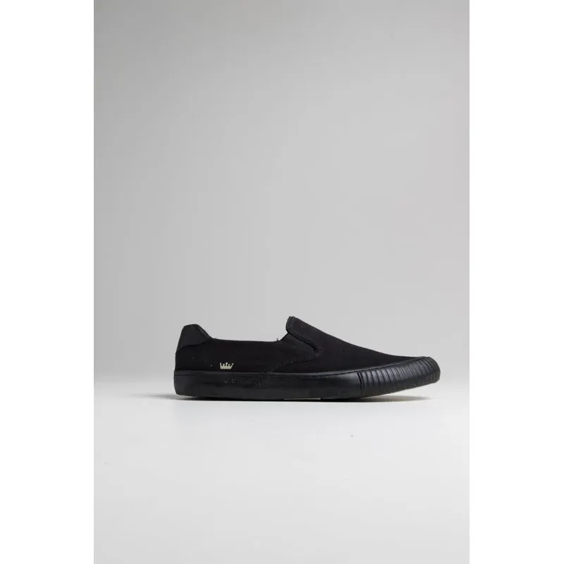 Tênis canvas slip on black sole Tenis canvas slip on black sole masc - preto - 41