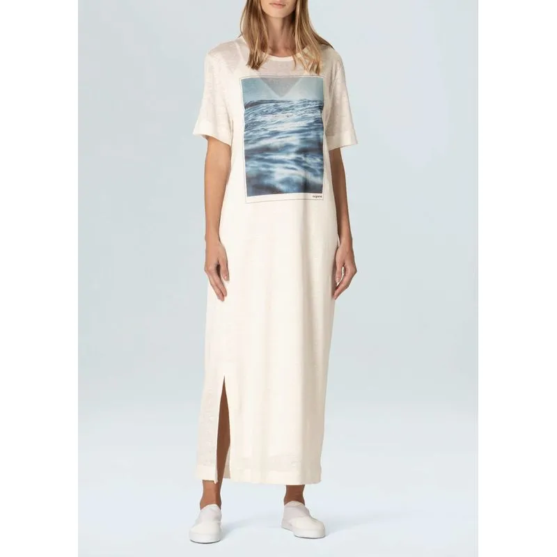 Vestido long twilight - natural - M