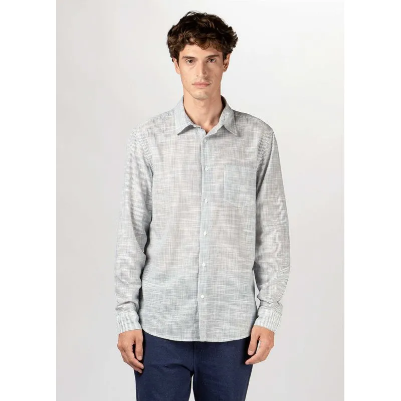 Camisa striped rough ml - off white - PP