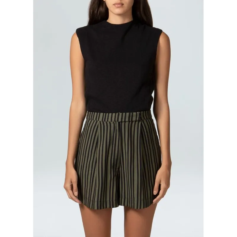 Top rustic fit - preto - P