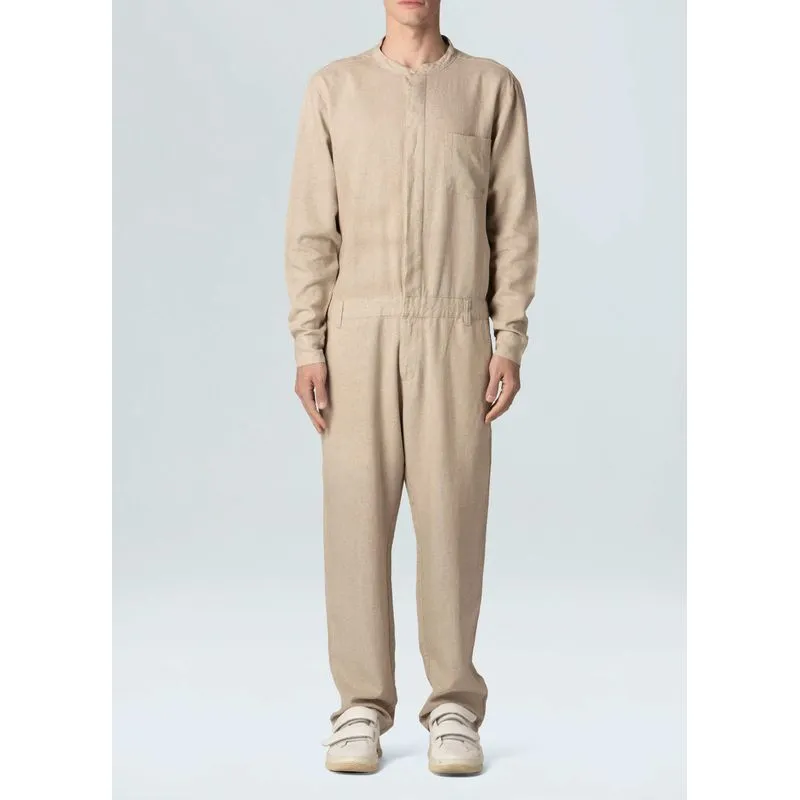 Macacão linen sharp Macacao linen sharp - natural - GG
